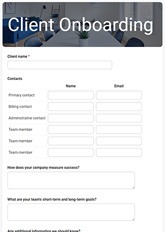 Client Onboarding Form