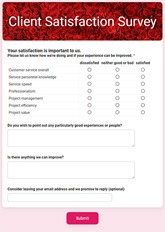 Client Satisfaction Survey