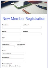 Club Signup Form