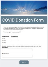 COVID-19 Donation Form