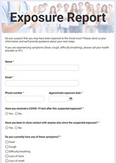 COVID-19 Exposure Report Form