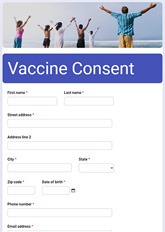 COVID-19 Vaccine Consent Form