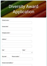 Diversity Award Application