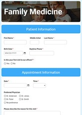 Doctor Appointment Form