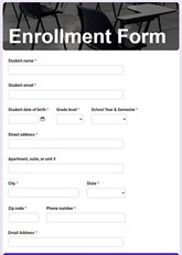 Enrollment Form