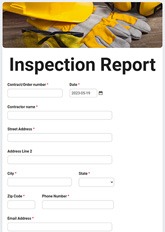 Inspection Report Form