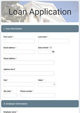 Loan Application Form