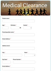 Medical Clearance Form