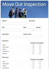 Move Out Inspection Form