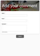 Online Comment Form