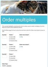 Order Multiples Example