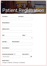 Patient Registration Form