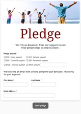 Pledge Signup Form