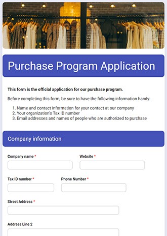Application Form Templates | Formsite