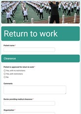 Return to Work Form