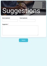 Suggestion Form