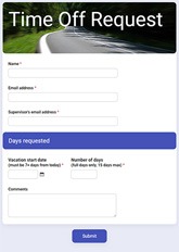 Time Off Request Form