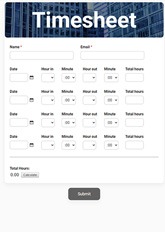 Timesheet Form