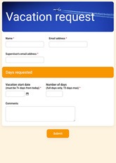 Vacation Request Form
