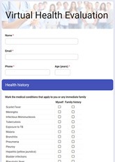 Virtual Health Evaluation Form