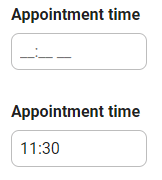 Formsite number formatting time example