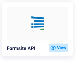 Formsite API examples integration