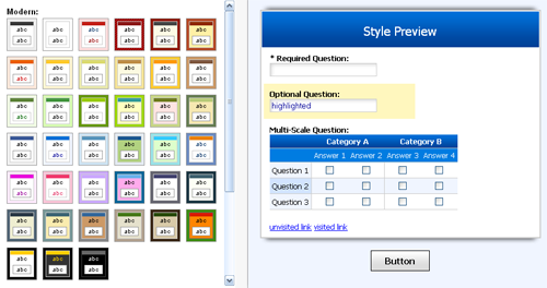 modern online forms