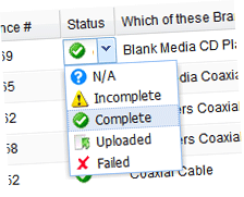 Summary Table Status Update